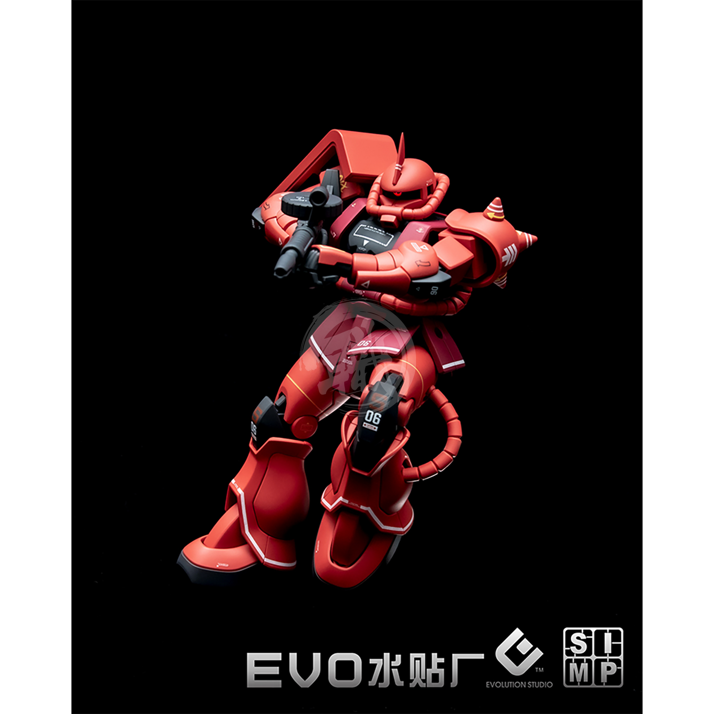 HG Char's Zaku II Waterslide Decals [Fluorescent] - ShokuninGunpla