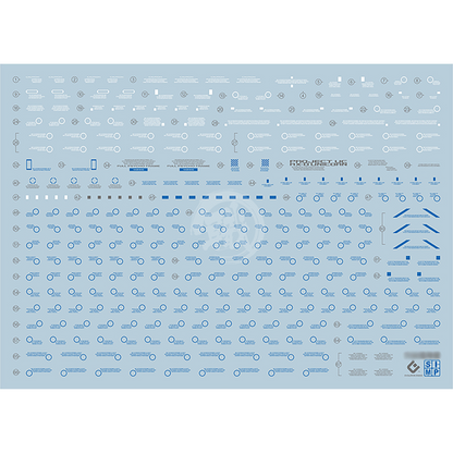 PG Unicorn Perfectibility Waterslide Decals [Blue Ver.] - ShokuninGunpla