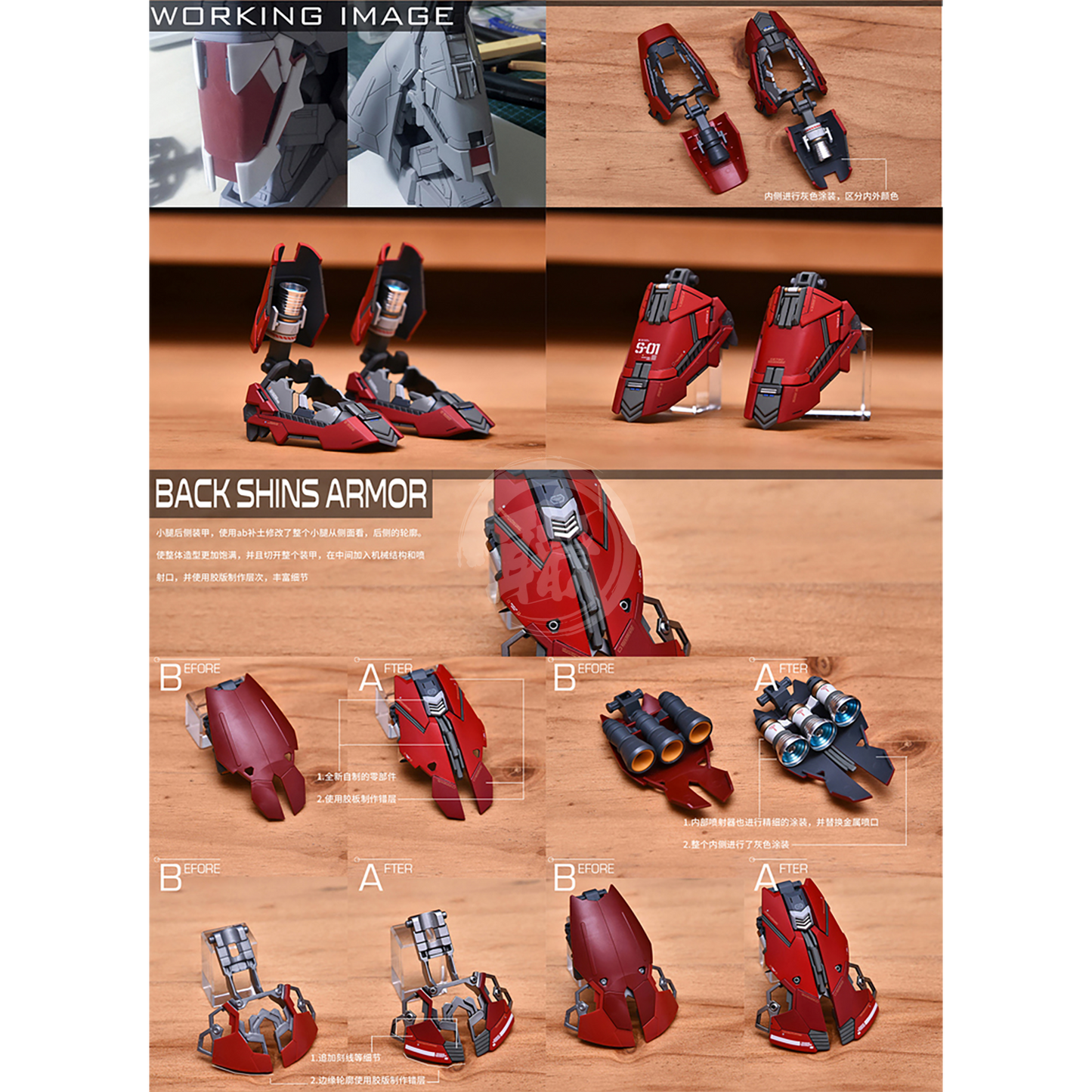 MG Sazabi Ver.Ka Resin Conversion Kit 1.0 [Revised Backpack] - ShokuninGunpla