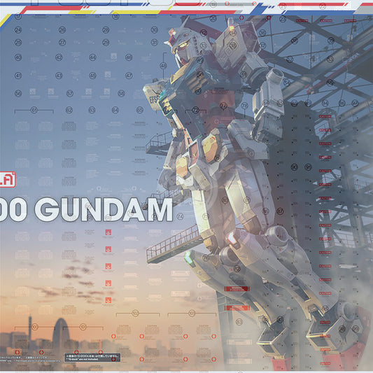 Megasize RX-78F00 Gundam [Yokohama Doc] Waterslide Decals [Fluorescent] - ShokuninGunpla