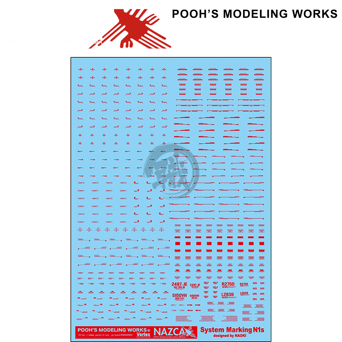 NAZCA System Markings N-1 [Red] - ShokuninGunpla