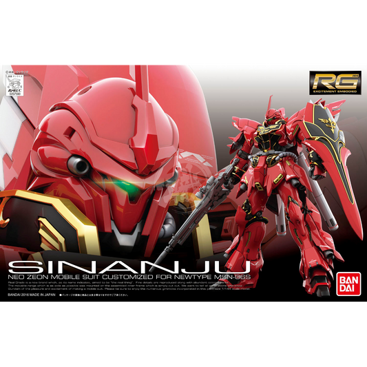 Bandai - RG Sinanju - ShokuninGunpla