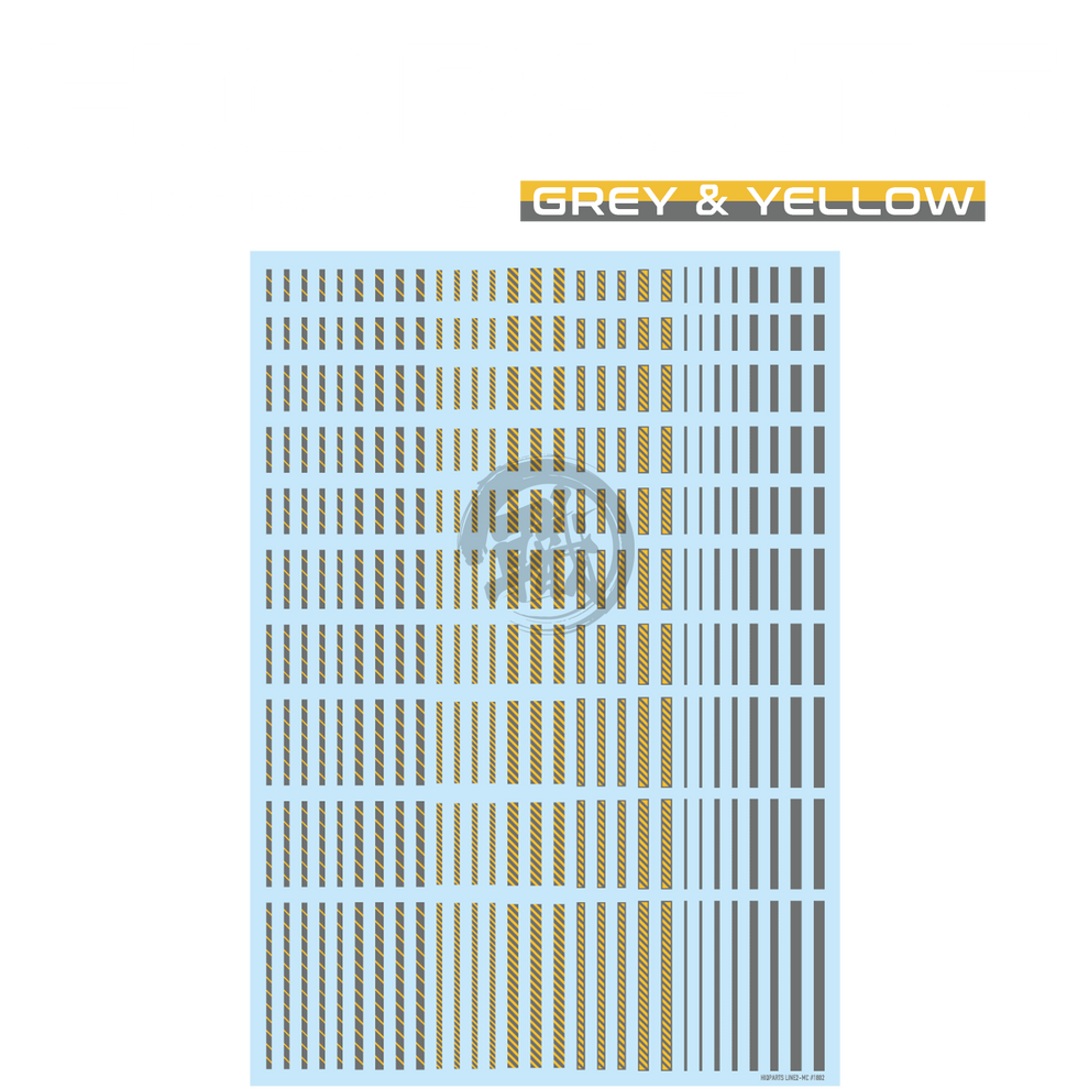 Line Decal 2 [Grey & Yellow]