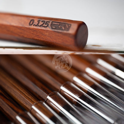 142STUDIO x HZT - Tungsten Steel Alloy Chisel [Wooden Handle] - ShokuninGunpla