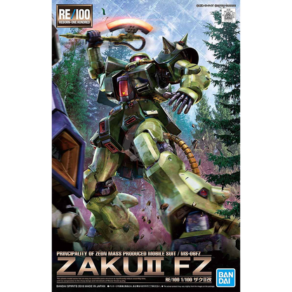 Bandai - RE/100 Zaku II FZ - ShokuninGunpla