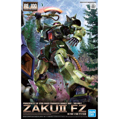 RE/100 Zaku II FZ Model Kit | ShokuninGunpla RE/100 Zaku II FZ Model Kit | ShokuninGunpla
