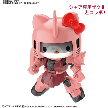 Bandai - Hello Kitty / Char's Zaku II [SD Gundam Cross Silhouette] - ShokuninGunpla