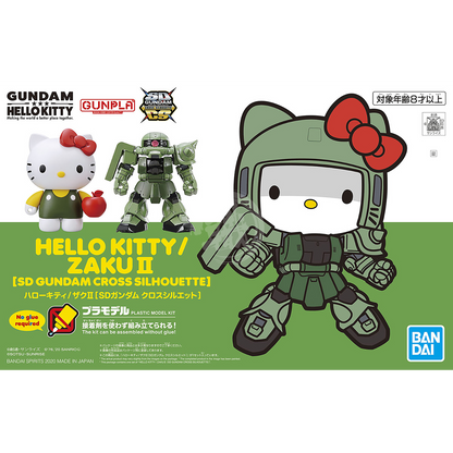 Bandai - Hello Kitty / Zaku II [SD Gundam Cross Silhouette] - ShokuninGunpla