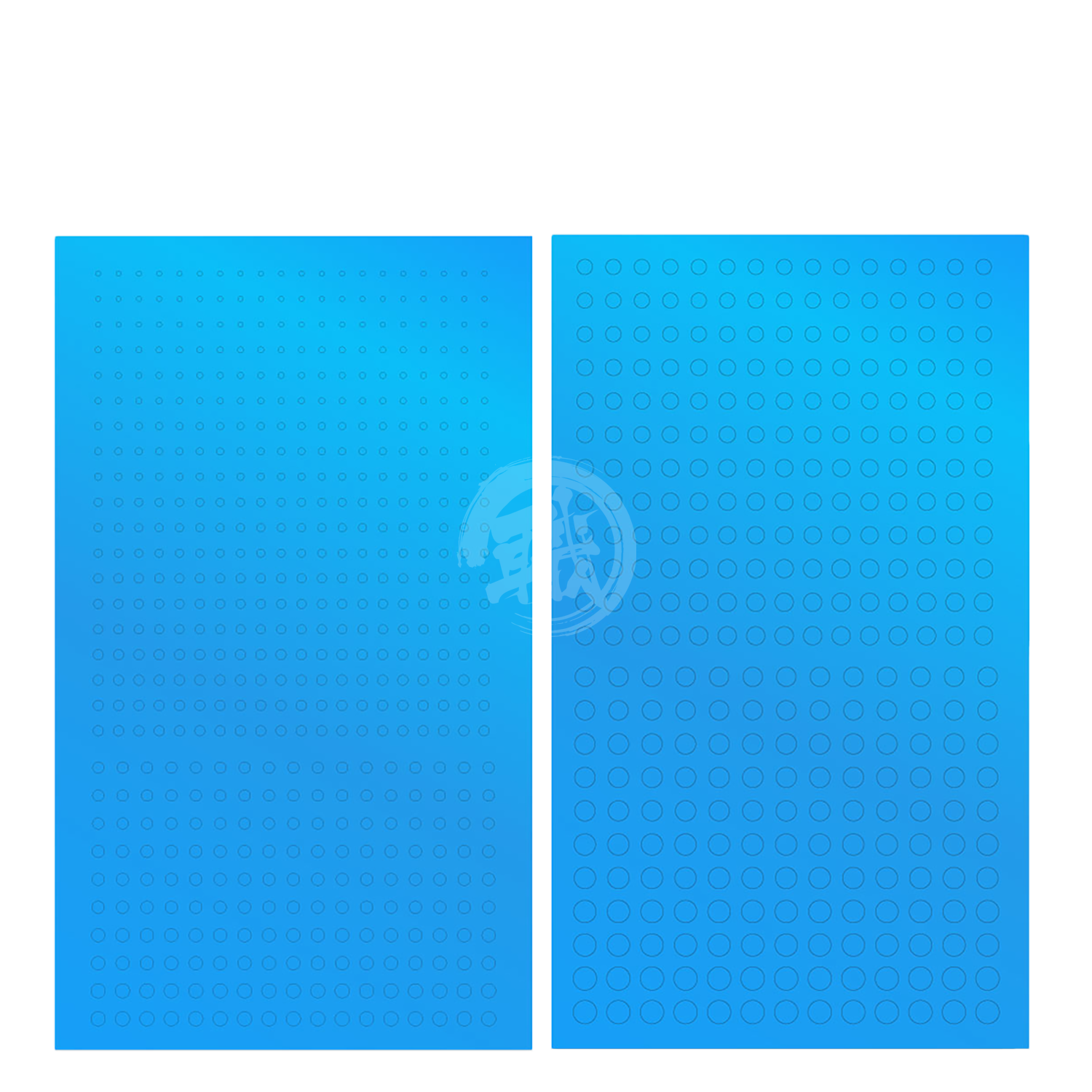 Metallic Circular Stickers [Blue]