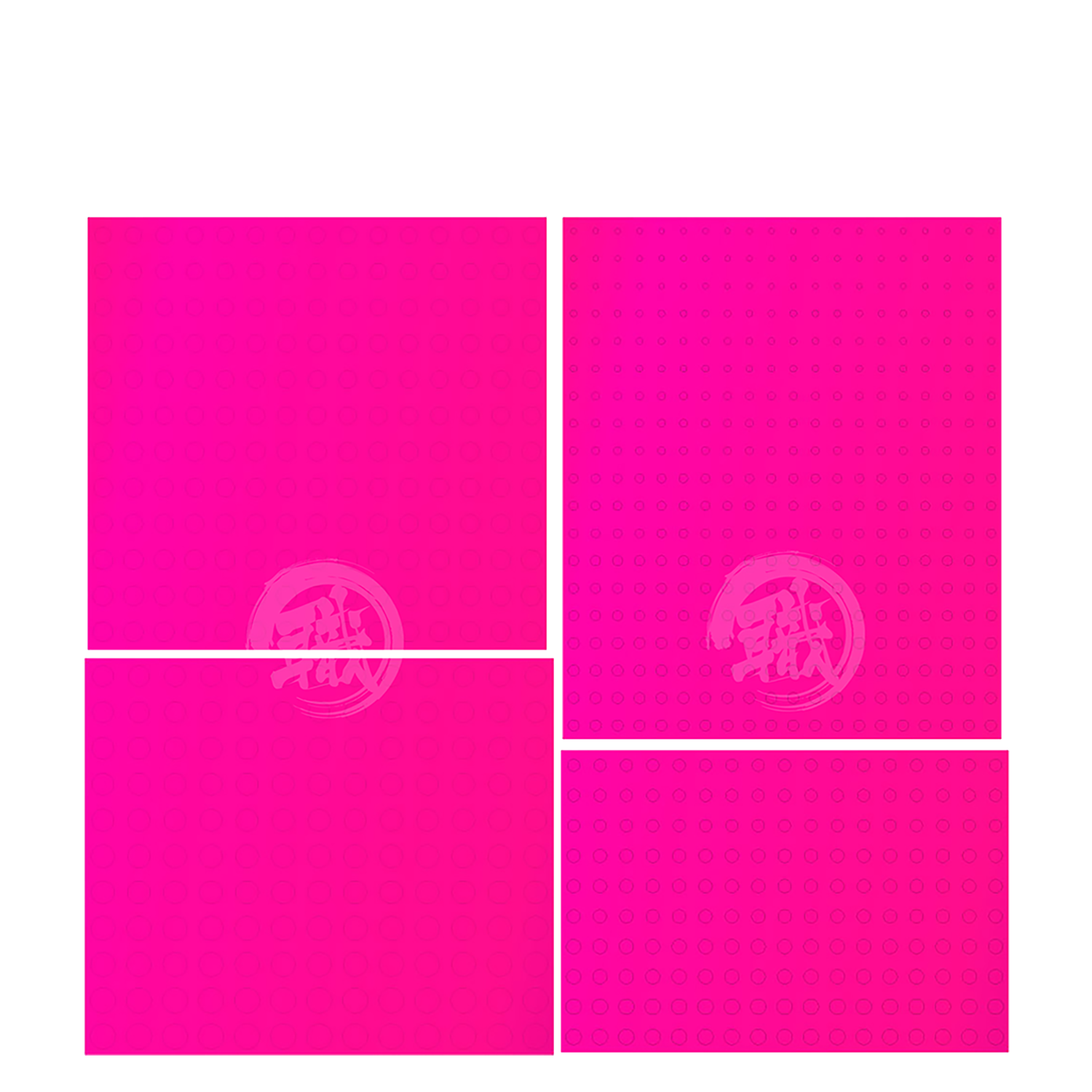 HIQParts - Metallic Circular Stickers [Pink] - ShokuninGunpla
