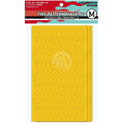 Fire Pattern Masking Sheet [Medium] - ShokuninGunpla