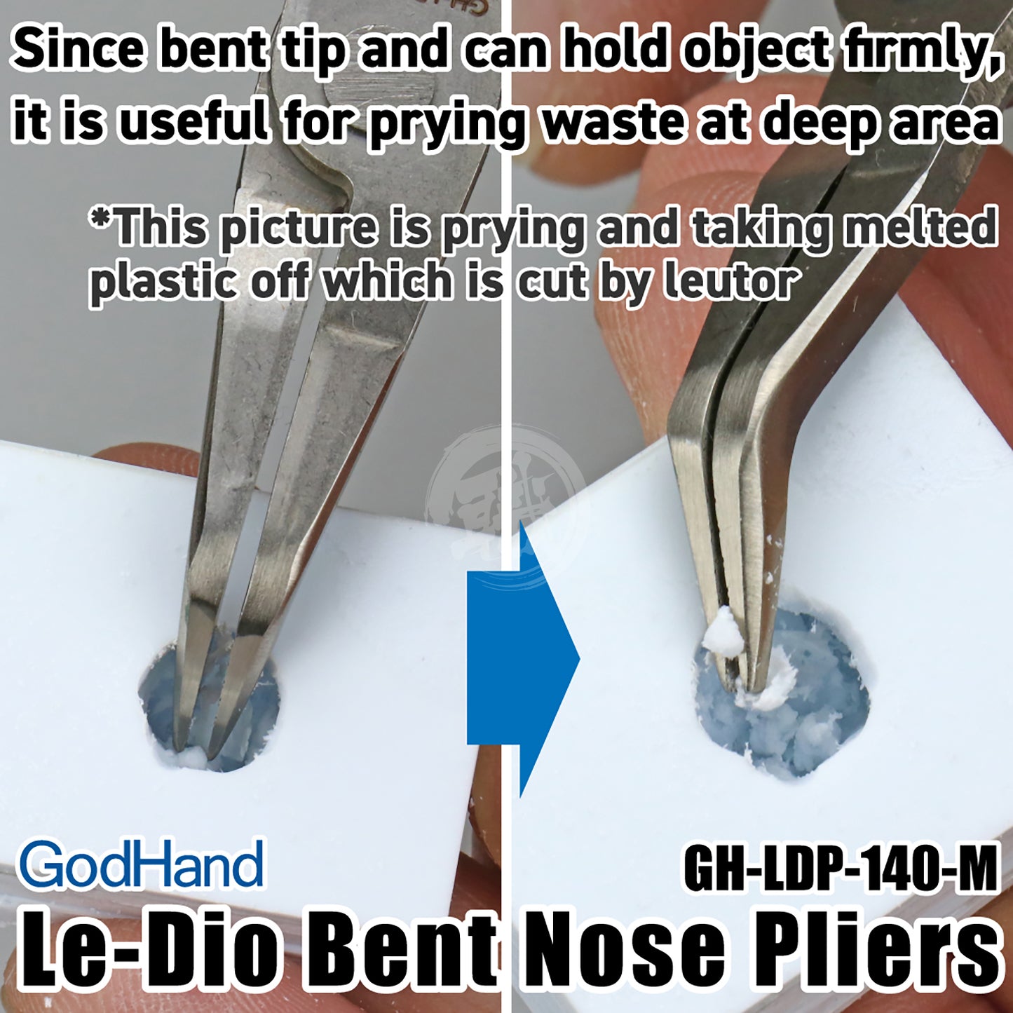 Le-Dio Bent Nose Pliers - ShokuninGunpla