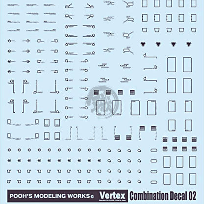 Combination Decal 02 [Dark Grey] - ShokuninGunpla