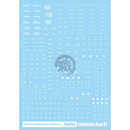 Combination Decal 02 [White] - ShokuninGunpla