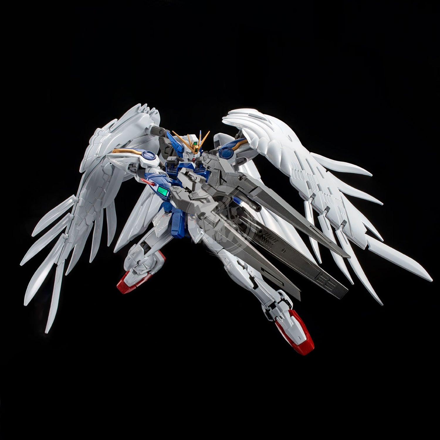 Bandai - RG Wing Gundam Zero EW with Drei Zwerg [Titanium Finish] - ShokuninGunpla